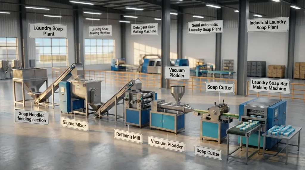 Laundry Soap Manufacturing Plant