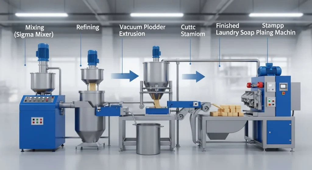 Soap Noodles to Laundry Soap Plant – Manufacturing Process